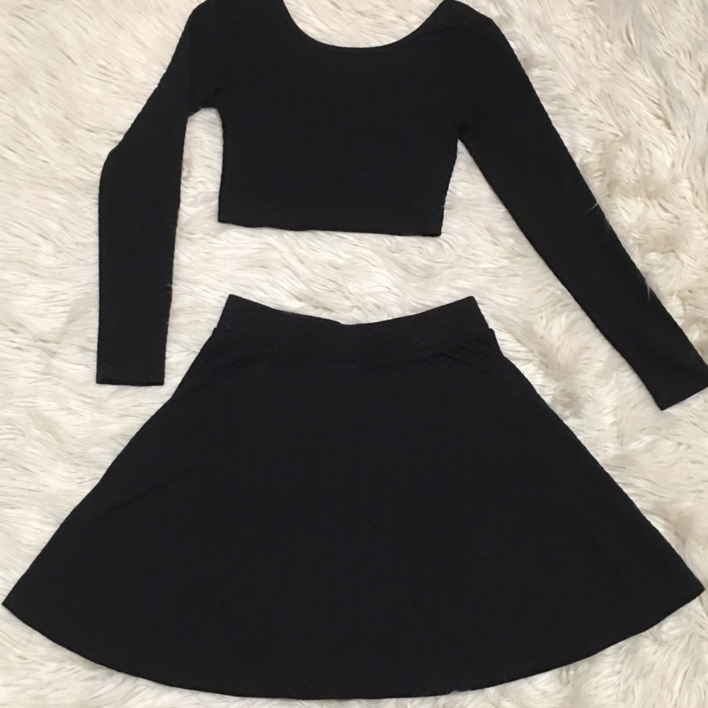 Crop Top/ Skirt Set